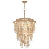 Fredrick Ramond - FR47004BNG - LED Chandelier - Freya - Burnished Gold