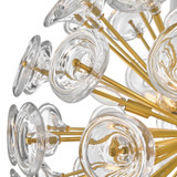 Fredrick Ramond - FR46905UB - LED Chandelier - Maya - Unlacquered Brass