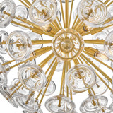 Fredrick Ramond - FR46905UB - LED Chandelier - Maya - Unlacquered Brass