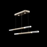 Fine Art Handcrafted Lighting - 100150-510 - LED Linear Pendant - Antonia - Soft Gold Leaf
