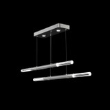 Fine Art Handcrafted Lighting - 100150-420 - LED Linear Pendant - Antonia - Silver Leaf