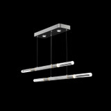 Fine Art Handcrafted Lighting - 100150-412 - LED Linear Pendant - Antonia - Silver Leaf