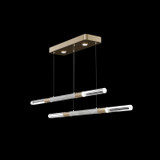 Fine Art Handcrafted Lighting - 100150-322 - LED Linear Pendant - Antonia - Gold Leaf