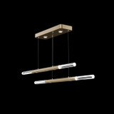 Fine Art Handcrafted Lighting - 100150-320 - LED Linear Pendant - Antonia - Gold Leaf