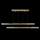 Fine Art Handcrafted Lighting - 100150-310 - LED Linear Pendant - Antonia - Gold Leaf