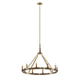 Kichler - 52421BNB - Ten Light Chandelier - Emmala - Brushed Natural Brass