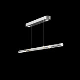 Fine Art Handcrafted Lighting - 100149-412 - LED Linear Pendant - Antonia - Silver Leaf