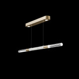 Fine Art Handcrafted Lighting - 100149-322 - LED Linear Pendant - Antonia - Gold Leaf