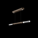 Fine Art Handcrafted Lighting - 100149-220 - LED Linear Pendant - Antonia - Bronze