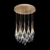 Fine Art Handcrafted Lighting - 100145-6 - LED Pendant - Mayu - Gold