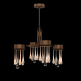 Fine Art Handcrafted Lighting - 100141-8 - LED Pendant - Rain - Copper