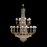 Fine Art Handcrafted Lighting - 20104-0-231 - LED Chandelier - Mariner Luxury - Antique Gold Plated