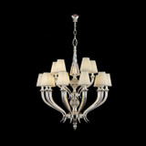 Fine Art Handcrafted Lighting - 20017-0-387 - LED Chandelier - Mariner Luxury - Antique Silver Plated