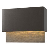 Hubbardton Forge - 302630-LED-14-20 - LED Outdoor Wall Sconce - Stratum - Coastal Oil Rubbed Bronze