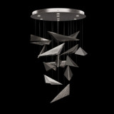 Fine Art Handcrafted Lighting - 100120-45 - LED Pendant - Volo - Silver