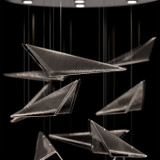 Fine Art Handcrafted Lighting - 100120-42 - LED Pendant - Volo - Silver