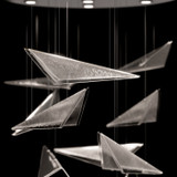 Fine Art Handcrafted Lighting - 100119-41 - LED Pendant - Volo - Silver