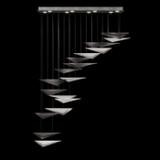 Fine Art Handcrafted Lighting - 100116-45 - LED Pendant - Volo - Silver