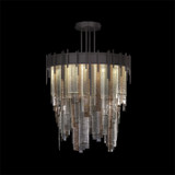 Fine Art Handcrafted Lighting - 100077-62 - LED Pendant - Arpeggio - Midnight Steel