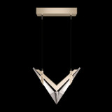 Fine Art Handcrafted Lighting - 100055-6 - LED Linear Pendant - Blade - Gold