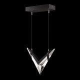 Fine Art Handcrafted Lighting - 100055-1 - LED Linear Pendant - Blade - Black