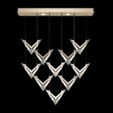 Fine Art Handcrafted Lighting - 100052-6 - LED Pendant - Blade - Gold