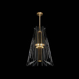 Fine Art Handcrafted Lighting - 916940-2ST - LED Pendant - Newton - Gold