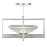 Fine Art Handcrafted Lighting - 896440-1ST - LED Semi-Flush Mount - Delphi - Silver