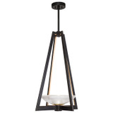 Fine Art Handcrafted Lighting - 896040-3ST - LED Pendant - Delphi - Black