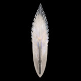 Fine Art Handcrafted Lighting - 894550-1ST - One Light Wall Sconce - Plume - Silver