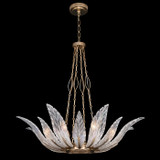 Fine Art Handcrafted Lighting - 894040-2ST - Eight Light Pendant - Plume - Gold