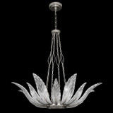 Fine Art Handcrafted Lighting - 894040-11ST - Eight Light Pendant - Plume - Silver