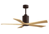 Matthews Fan Company - PA5-TB-LM-52 - 52" Ceiling Fan - Patricia-5 - Textured Bronze