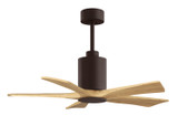 Matthews Fan Company - PA5-TB-LM-42 - 42" Ceiling Fan - Patricia-5 - Textured Bronze