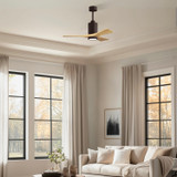 Matthews Fan Company - PA3-TB-LM-42 - 42" Ceiling Fan - Patricia-3 - Textured Bronze