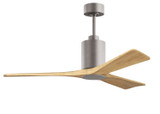 Matthews Fan Company - PA3-BN-LM-52 - 52" Ceiling Fan - Patricia-3 - Brushed Nickel