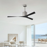 Matthews Fan Company - MK-BN-BK - Ceiling Fan - Molly - Brushed Nickel