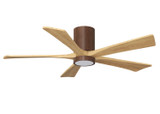 Matthews Fan Company - IR5HLK-WN-LM-52 - 52" Ceiling Fan - Irene-5HLK - Walnut Tone
