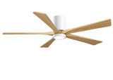 Matthews Fan Company - IR5HLK-WH-LM-60 - 60" Ceiling Fan - Irene-5HLK - Gloss White