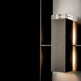 Hubbardton Forge - 302608-SKT-14-78-ZM0736 - Two Light Outdoor Wall Sconce - Shadow Box - Coastal Oil Rubbed Bronze