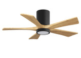 Matthews Fan Company - IR5HLK-BK-LM-42 - 42" Ceiling Fan - Irene-5HLK - Matte Black
