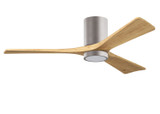 Matthews Fan Company - IR3HLK-BN-LM-52 - 52" Ceiling Fan - Irene-3HLK - Brushed Nickel