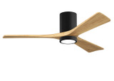 Matthews Fan Company - IR3HLK-BK-LM-52 - 52" Ceiling Fan - Irene-3HLK - Matte Black