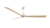 Matthews Fan Company - AK-MWH-LM-72 - 72" Ceiling Fan - Alessandra - Matte White