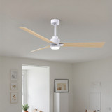 Matthews Fan Company - AKLK-MWH-LM-56 - 56" Ceiling Fan - Alessandra - LK - Matte White