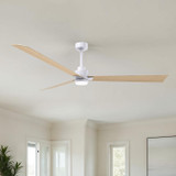 Matthews Fan Company - AKLK-MWH-LM-72 - 72" Ceiling Fan - Alessandra - LK - Matte White