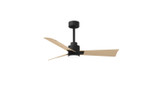 Matthews Fan Company - AKLK-BK-LM-42 - 42" Ceiling Fan - Alessandra - LK - Matte Black
