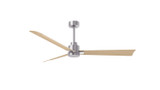 Matthews Fan Company - AK-BN-LM-56 - 56" Ceiling Fan - Alessandra - Brushed Nickel