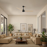 Matthews Fan Company - AK-BK-LM-56 - 56" Ceiling Fan - Alessandra - Matte Black