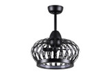 Matthews Fan Company - DM-BK - 20"Ceiling Fan - Dana - Matte Black
